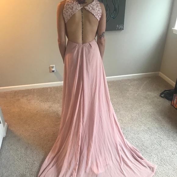 Custom bridesmaid dress with train - Picture 3 of 3